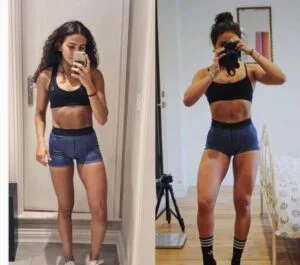 Exercise-bike-legs-before-and-after